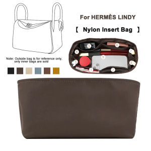 For H Lindy26 Mini Handbag Organizer Travel Makeup Nylon Inner Liner bag Tidy up Travel Insert Bag Storage Liner DIY Bags Accessories