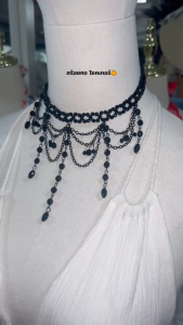 Antnineพร้อมส่งจากไทย เครื่องประดับ ฮาโลวีน Halowween day พร็อพ โชคเกอร์ สร้อยคอ