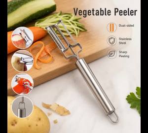 Kitchen Peeling Tool Stainless Steel Versatile Kitchen Tool Clean Potato Eyes Tool Space Saving