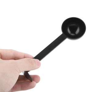 ช้อนตักกาแฟ พร้อมเทมเปอร์กดกาแฟ 2in1 สีดำ, ขนาด 10 กรัม