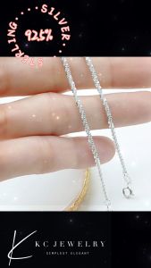 KC Jewelry S925 - Sparky Starry Chain Anklet