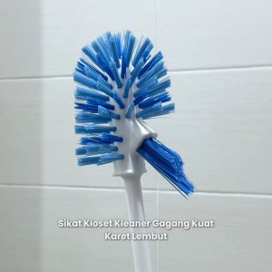 Kleaner Sikat Kloset Gagang Kuat 1 Pcs Karet Lembut Closet Brush Pembersih Kamar Mandi K19013