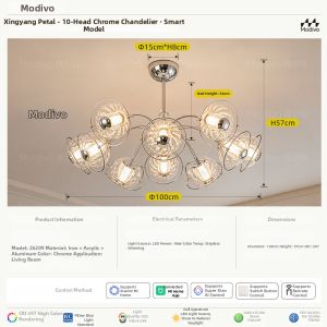 FANCY LAMP CLUB | Modern Bauhaus Living Room Chandelier
