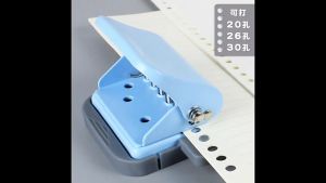 ที่เจาะกระดาษ เครื่องเจาะกระดาษ 6รู No.1306 เข้าเล่ม ตุ๊ดตู่เจาะรู เจาะกระดาษได้ 10 แผ่น/ครั้ง ที่เจาะกระดาษ ทำกระดาษรีฟิล WorkLife