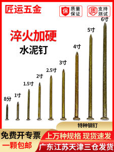 Extended Concrete Nails Steel Nails Wall Nails Iron Nails Picture Frame Wall Concrete Woodworking Nails round Nails