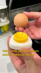 Pengupas Telur Rebus Jarum Pelubang Telur Alat Pembuka Cangkang Telur Dengan  Mudah