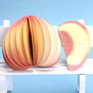 High Aesthetic Fruit Creative 3D Sticker Notes Book Small Size Non-sticky Elementary School Students Can Write Messages