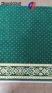 Alhadi Karpet Masjid MIRGRA DYNABEL METERAN Ukuran 100 x 120cm Tebal 11mm Alas Sajadah Mushola Empuk