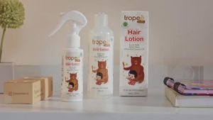 Tropee Bebe Hair Lotion Winter Sky Cool 100mL: Lotion Perawatan & Melembabkan Rambut Bayi