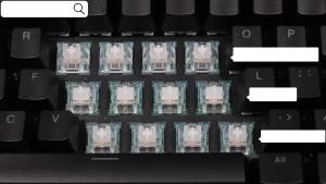 Outemu Ocean Linear Clicky Switches 3Pin MX Silent 45g 55g RGB SMD Hot Swappable for Mechanical Keyboard Gaming Office Custom
