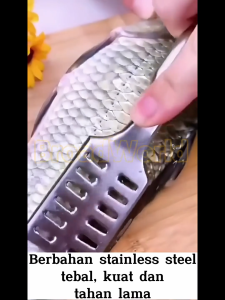 (BISA COD) PROMO ALAT PEMBERSIH DAN PENGUPAS SISIK IKAN STAINLESS STEEL ANTI KARAT