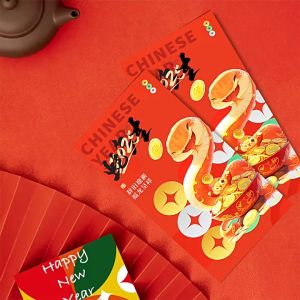 Amplop Angpao Imlek 2025 | Gong Xi Fa Chai Angpao Imlek Pendek ULAR 2025| Chinese New Year Hong Bao Red Envelope | Fung Pau Shio Ular Hong Bao Hong Pau