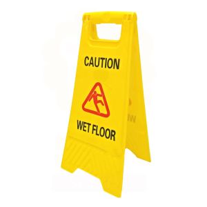 【Fast Shipping】Yellow Foldable Floor Sign Board Stand NO PARKING / NO ENTRY / WORK IN PROGRESS / WET FLOOR / CLEANING IN PROCESS Herringbone sign