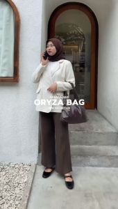 Shoulderbag Wanita AksaraOryza / Tas Bahu Wanita / Tas Totebag Wanita Kerut Terbaru