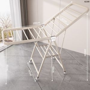 Foldable Wing Design Drying Rack Stainless Steel