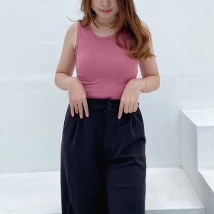 Lotus Clothing Nova Tanktop Atasan Wanita Knit Basic Tanktop Fashion Wanita Crop top Rib Premium