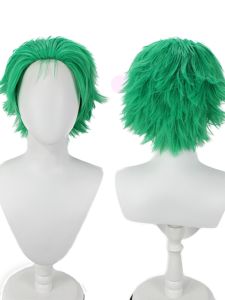 Phụ Kiện Tóc Giả Của Roronoa Zoro One Piece Giả Mèo Ngắn Phong Cách Nhật Bản Cosplay Phụ Kiện Tóc Giả Cho Người Lớn Và Trẻ Em