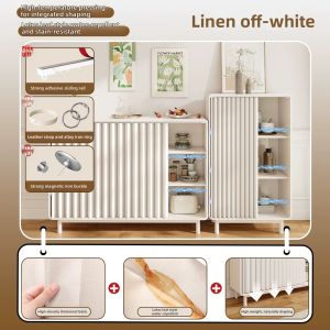 SHULIAN | Waterproof Dust-blocking Cabinet Curtain