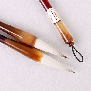 European Regular Body Special Weasels and Goats Hair Medium Regular Script Large and Medium Size Adult Beginner Student Regular Script Writing Brush Goode Writing Brush Store