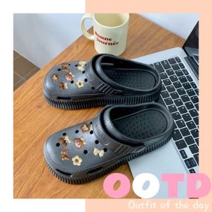 TKGirl รองเท้า ส่งออร์เดอร์ รองเท้าใส่บ้าน รองเท้าส้นสูง EVA พื้นหนามีกันลื่นแน่นๆ พิมพ์ลาย ราคาโซนภาพ รูปภาพให้ความสวยมาก