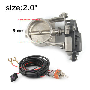 Electric Exhaust Control Valve2"/2.25"/2.5"/2.75"/3" Exhaust Control Valve - Low Pressure For Exhaust Catback Downpipe