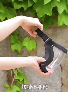 Topeng Racun Perosak PM2.5 Filter Shield Sports Riding Protect Full Face Mask Reusable face cover 面罩