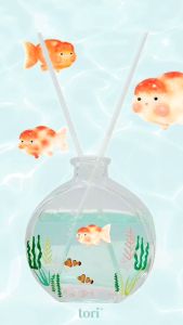 TORIAROMA | ก้านไม้หอม รุ่น My Little Aquarium 100ml.🫧🐠🪸 ก้านไม้หอมสุดน่ารัก เหมือนมีตู้ปลาอยู่ในห้อง