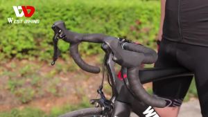 WEST BIKING Găng Tay Đi Xe Đạp Toàn Ngón Tay Thoáng Khí Tương Thích Với Màn Hình Cảm Ứng Xe Máy Xe Đạp MTB Phản Quang Chống Trượt Đàn Hồi An Toàn