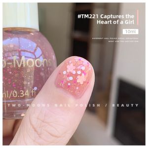 CHUBEISHI | Non-toxic Peelable Glittery Safe Nail Polish for Children