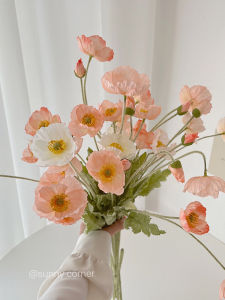 Instagram Ice Island Beauty Artificial/Fake Flower High-End Silk Flower Living Room Bouquet Flower Decoration Ornaments Photo Props