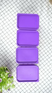 CPM Tifany Jr Storage Set of 4 Pcs Pink/ Toples Plastik/ Toples Kerupuk/ Tempat Penyimpanan/ Toples lebaran