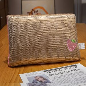 Detachable Summer Sleeping Pillow Office Nap Pillow Student Sleep Cushion Cool Mat Small Pillow Modern Simple Style Rectangular