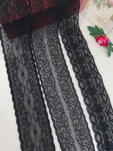 ผ้าอ็อตที่มีความยืดหยุ่นและขอบลูกไม้สำหรับตกแต่งกระโปรง DIY ทำมือ ผ้าฝ้ายสำหรับตกแต่งกระโปรงและผ้าม่าน เสื้อผ้าและขอบกระโปรง