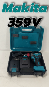 MAKITA สว่านไร้สาย 2 ระบบ 359V(AAA) <สำหรับเจาะธรรมดาและขันสกรู Torque Setting20+1 > 💥 ส่งเร็ว ตรงปก ไม่ตรงปกยินดีคืนเงิน💯🔥(AM)🚩