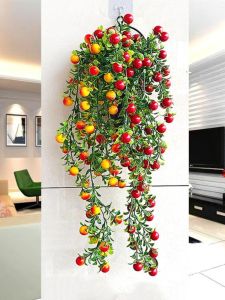Đồ Trang Trí Hoa Giả Treo Tường Quả May Mắn Dây Leo Xanh Dài Trang Trí Trong Nhà Ngoài Trời Cửa Hàng Đồ Trang Trí Nhà Cửa Hiện Đại