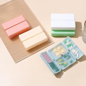 MEISITEKEKE | Portable High Capacity Weekly Pill Organizer Mini Foldable Medicine Storage Box
