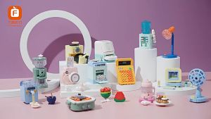 🇸🇬【SG】🇸🇬Mini Lego kids “Building Blocks Assembled Mini Home Appliances Electric Model Toys