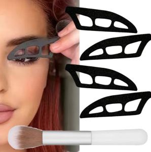 【Grilrigrin】 5 cái 2025 New phụ nữ eyetour của bạn Glam Bestie eyetour dụng cụ đánh phấn mắt eyetour dụng cụ trang điểm cho Eyeshadow Eyeshadow stencils cho mắt