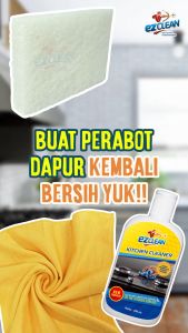 Ezclean Paket Pembersih Dapur Pembersih Kerak Minyak