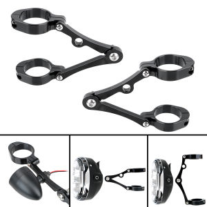 Giá Đỡ Đèn Pha Xe Máy CNC 39mm-41mm Kẹp Gắn Ống Phuộc Dành Cho Xe Chopper Bobber Cafe Racer Giá Đỡ Đèn Spotlight Phụ Kiện Xe Máy