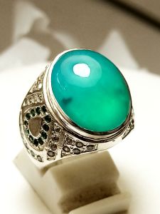 Cincin Bacan Doko Hijau Kristal Super