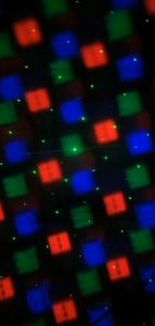 Mini Disco Ball Party Lights RGB Pattern DJ Laser Light Sound Activated LED DMX Stage Lights Remote Control for Club Christmas Dance Show
