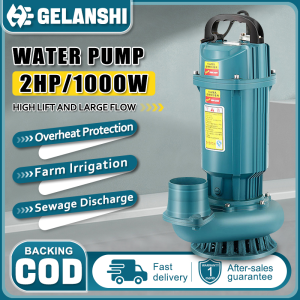 Submersible Pump 220V Cutting Sewage Pump 1000W (2HP) Sewage Submersible Pump Household Septic Tank Sewage Slurry Self-Priming Cutting Pump Jet Pump Cutting Type Water Pump Sewage Agricultural Pump Irrigation Water Pump