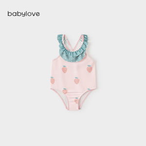 babylove | Baby Girl Triangle One-Piece Swimsuit Sun Protection
