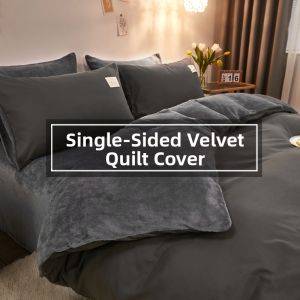 Single Sided Fleece Thick Bedding Set