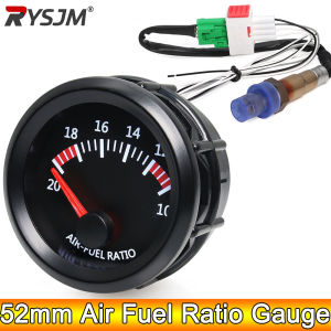 52MM Narrowband Digital Air Fuel Ratio Gauge Kit 12 V Car Volmeter O2 Sensor Car Modification Accessories