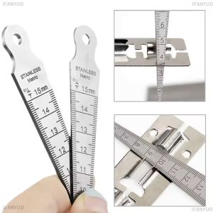 3Pcs 1-15mm Stainless Steel Taper Gauge Feeler for Gap Hole Measuring Tool Feeler Hole for Gap Taper Aperture Scale
