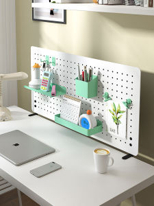 YIBANQI | Desk Organizer Barrier Clamp No-Drilling Desk Partition Shelf
