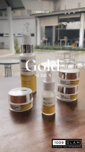 1009 Glam Paket Lengkap Gold Series untuk Menutrisi Lebih Maksimal Kulit Cantikmu