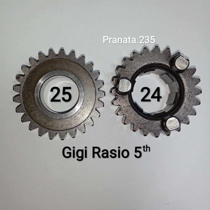 Original Set Gigi No 5 Rasio Mata 25 24 Honda CB GL 100 125 JAPAN Ori